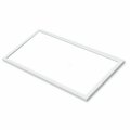 American Imaginations 4 in. x 2 in. White Rectangle LED Flat Panel AI-36999